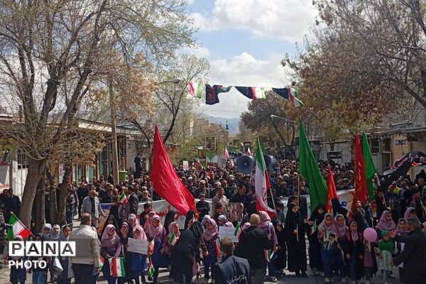 راهپیمایی روز قدس در استهبان