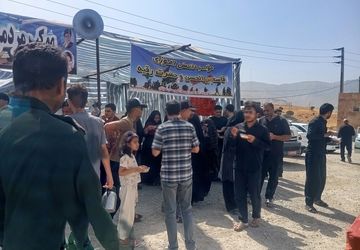 موکب سر پل سیمره شهرستان هلیلان، میزبان هزاران زائر حسینی