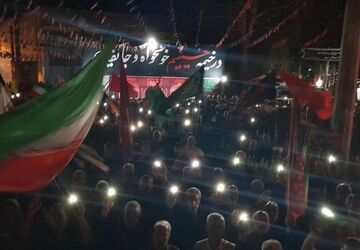 راهپیمایی مردمی با حضور پرشور شهروندان نظرآبادی