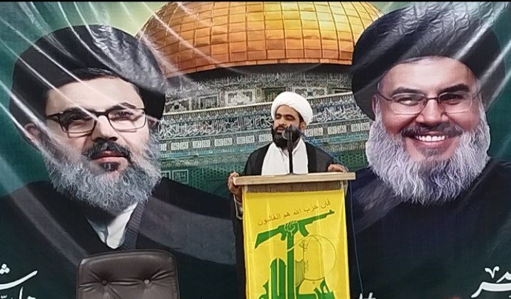 اجتماع مردم رودان برای تجدید عهد با شهید نصرالله