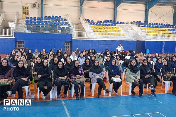 شور و نشاط ورزشی دانش‌آموزان دختران خراسان شمالی در قاب اختتامیه تابستانی