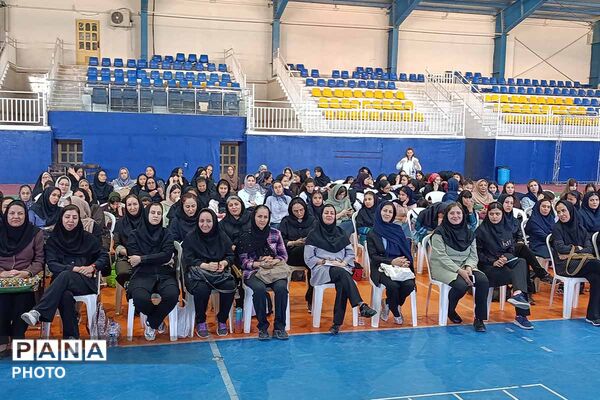 شور و نشاط ورزشی دانش‌آموزان دختران خراسان شمالی در قاب اختتامیه تابستانی