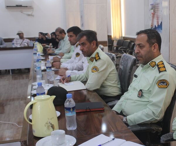 نشست خبری فرمانده انتظامی استان بوشهر با اصحاب رسانه 
