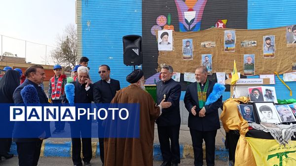 مراسم زنگ مقاومت در دبستان امیرمعزی 