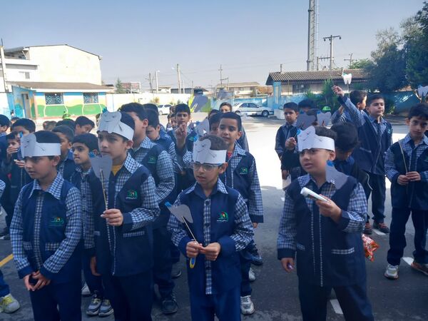  پویش دهان و دندان در دبستان شاهد شهرستان کردکوی