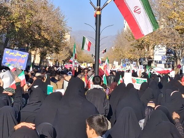 راهپیمایی میثاق با ولایت و محکوم نمودن اغتشاشات گروه های تروریستی در کاشمر