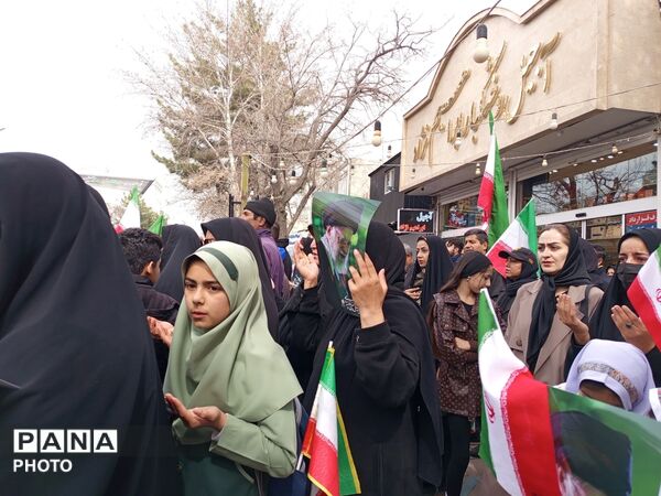  راهپیمایی روز قدس باحضور پرشور مردم نیشابور