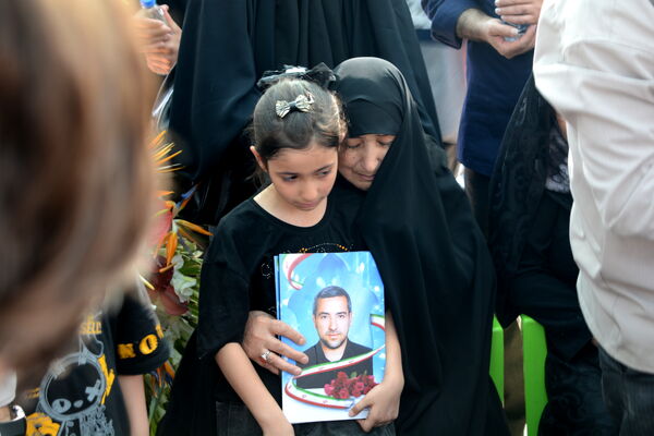 مراسم تشییع پیکر پاک شهید والامقام ابوالقاسم مهری در اسلامشهر