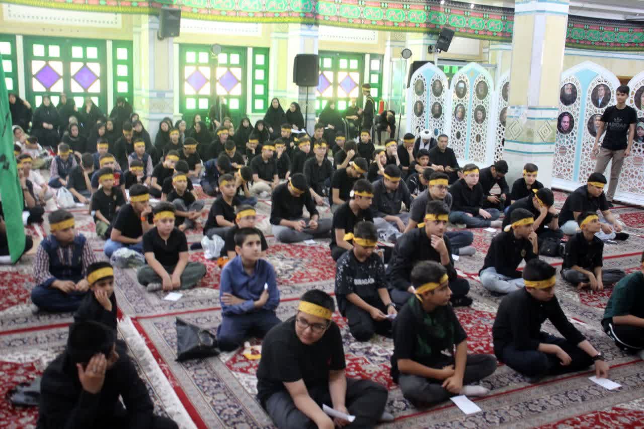 سوگواره احلی‌من‌العسل در شهرستان سمنان 