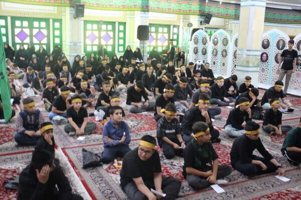 سوگواره احلی‌من‌العسل در شهرستان سمنان 