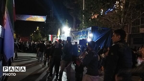 هیئت روستای زروند در چهل و ششمین شب از اجتماعات مردمی نیشابور 