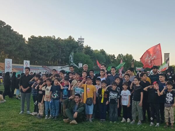 اجتماع بزرگ کودک و نوجوانان در پارک ملت مشهد مقدس