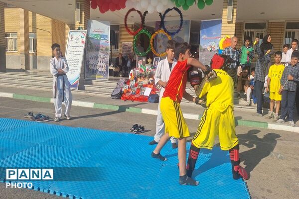 طنین زنگ ورزش و هفته المپیاد ورزشی درون‌مدرسه‌ای در دبستان ایمان ورامین