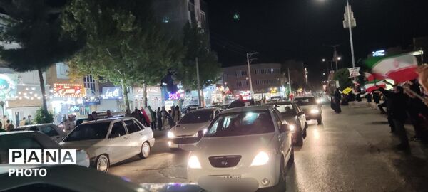  شکوه و اقتدار رژه خودرویی در حسینیه فضل 