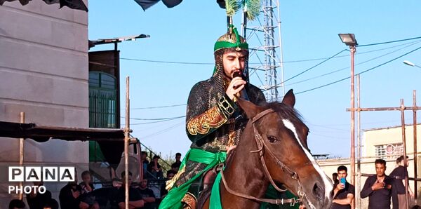 برگزاری مراسم تعزیه در روستای دهنو آورزمان با حضور اهالی منطقه