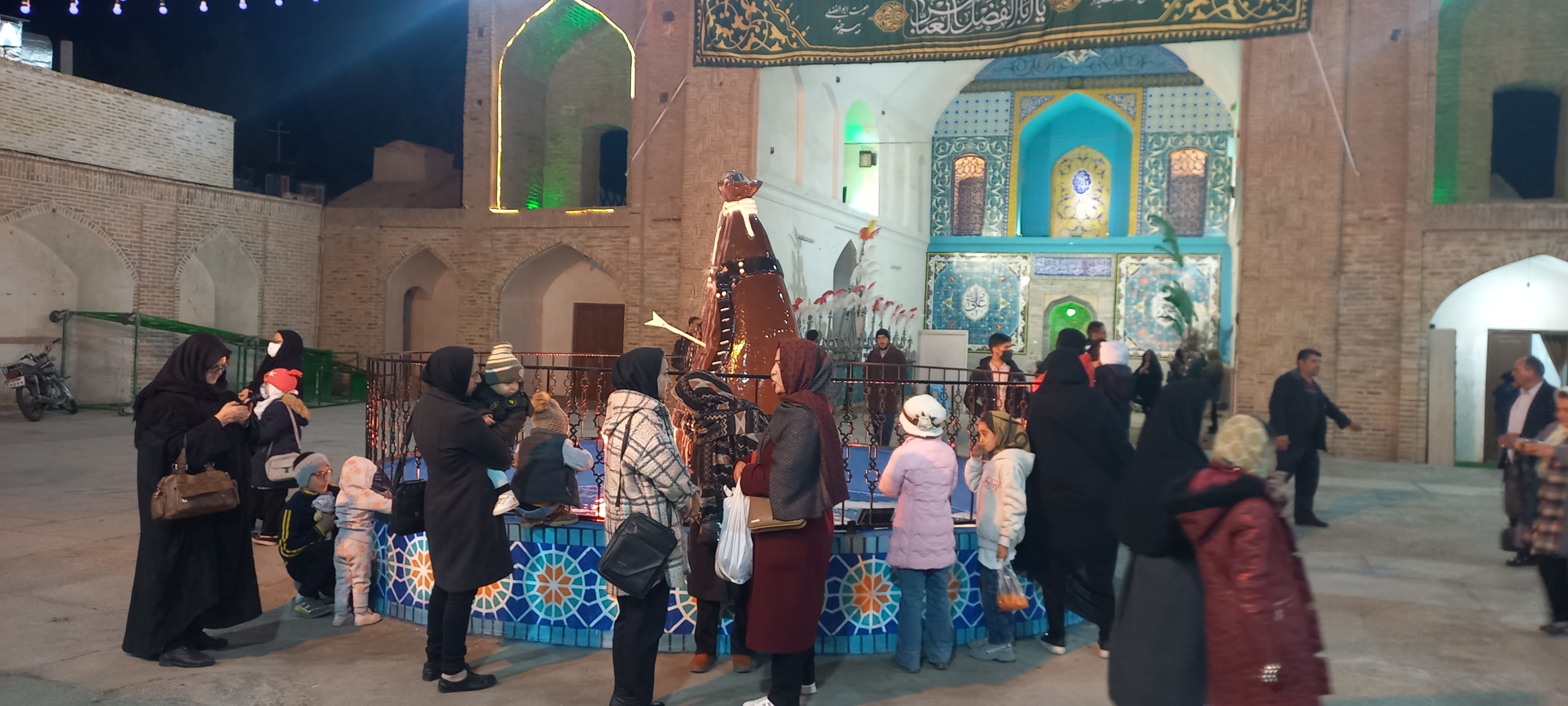 برگزاری مراسم دهه فجر در مصلی هیئت ابوالفضلی بیرجند 