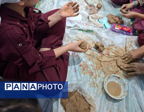 شوق یادگیری دانش‌آموزان پایه چهارم در ساخت وسایل سفالی