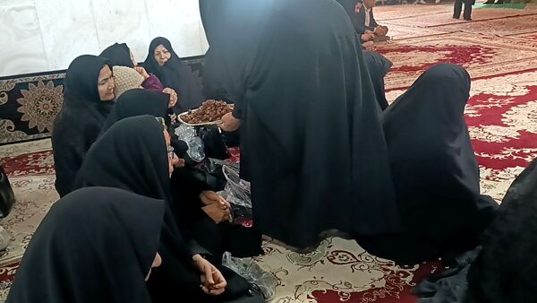 برگزاری مراسم تشییع نمادین پیکر حضرت فاطمه(س)در امامزاده سید محمد(ع)کاشمر