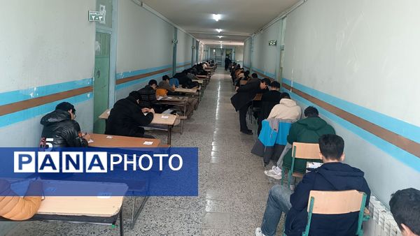 برگزاری امتحانات نوبت اول در دبیرستان خوارزمی نورآباد