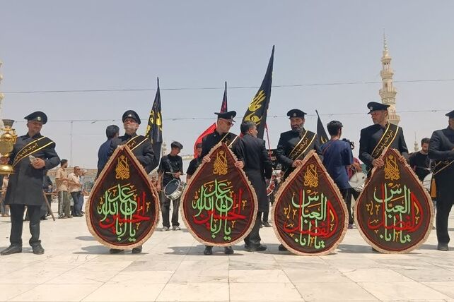 عزاداری سالروز شهادت امام حسن عسگری(ع) در مسجد جمکران