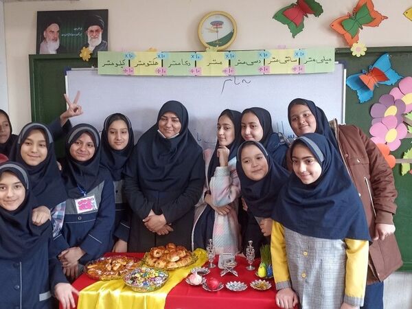 برگزاری جشن نوروز در دبستان کوثر مشهد