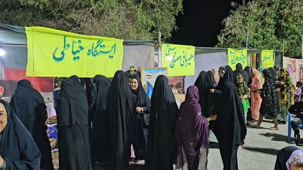 نمایشگاه دستاوردهای بانوان شهر شمیل بندرعباس