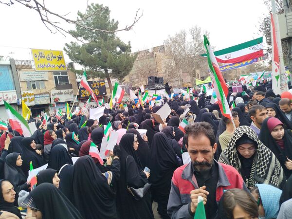 راهپیمایی 22 بهمن با حضور گسترده ای از مردم در شهرستان نیشابور