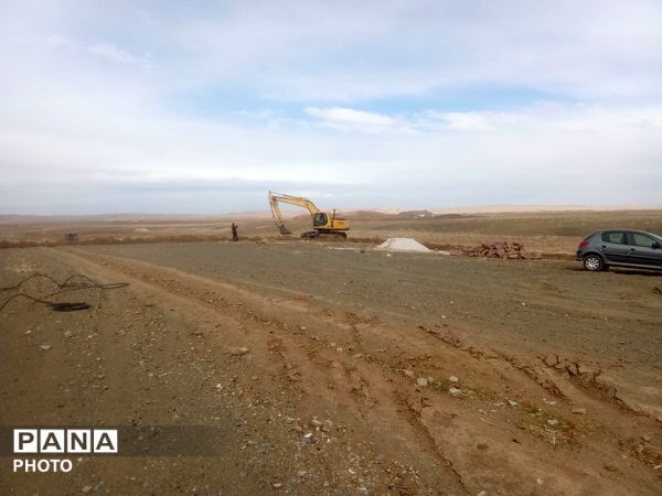 توسعه زیرساخت‌های آموزشی در روستای درخت سنجد