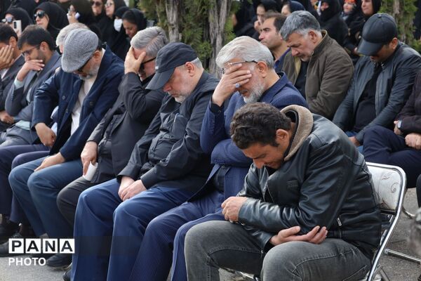 آیین چهلم شهید اردشیر رئیسی 