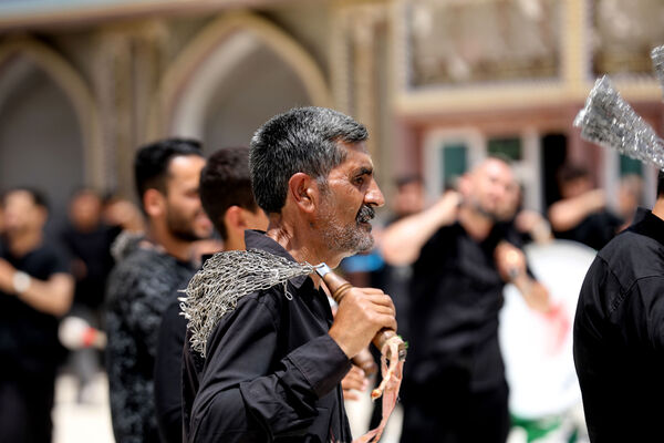 عزاداری روز تاسوعا در مسجد مقدس جمکران