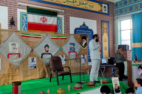 مراسم یادواره شهدا در آموزشگاه امین شهید بکائی