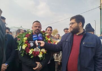تجلیل از «جاوید فخری»، نایب قهرمان مسابقات جهانی ۲۰۲۵ در کنگاور