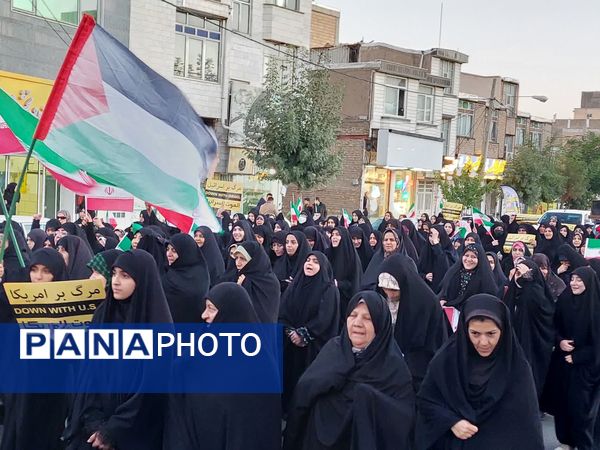 تجمع مردم خرمدره در محکومیت ترور شهید سیدحسن نصرالله