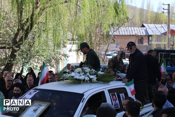 مهمان آسمانی در روستای شهیدپرور لزور