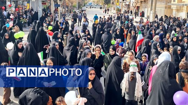 نمایش شکوه اقتدار مردم شهید پرور فیروزآباد 