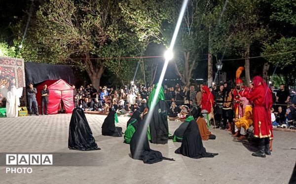 مراسم شبیه خوانی در میدان باغشمال تبریز