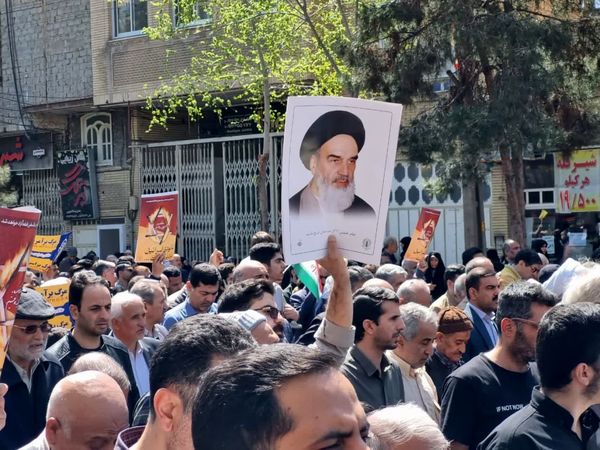حضور پرشور مردم دارالمؤمنین کاشان در راهپیمایی روز قدس