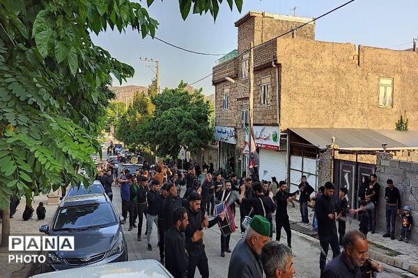 ارادت مردم در روز تاسوعای حسینی با برگزاری هئیت عزاداری به ابوالفضل عباس  