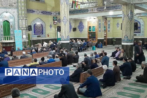 مراسم چهلم شهادت سید مقاومت و سردار نیلفروشان در شهرستان ورامین