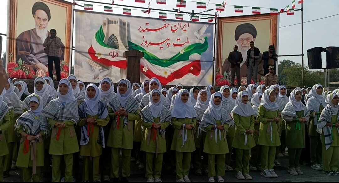 راهپیمایی ۲۲ بهمن در میناب