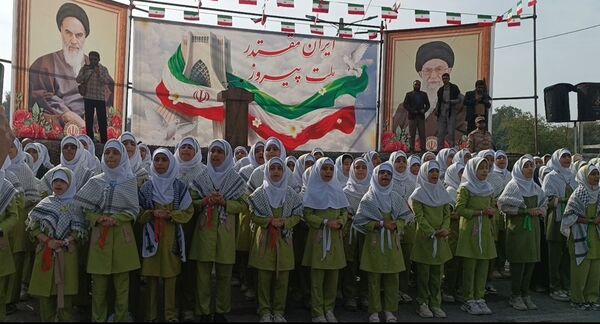راهپیمایی ۲۲ بهمن در میناب