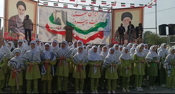 راهپیمایی ۲۲ بهمن در میناب