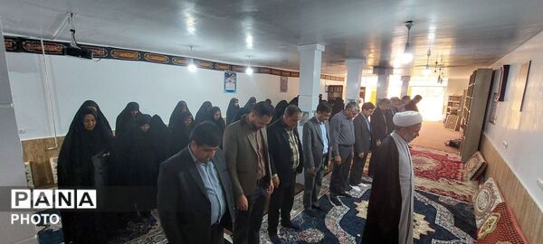 نواخته شدن زنگ سپاس معلم در باخرز