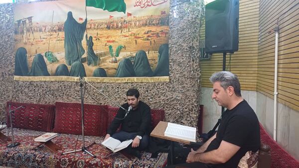 اعتکاف دانش‌آموزان منطقه ۱۶؛ دارالشهدای شهر تهران 