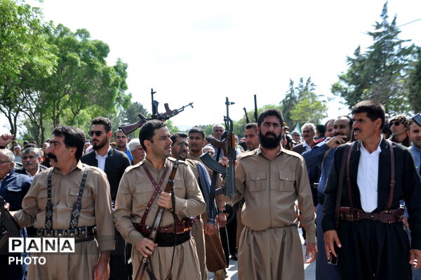 شکوه رزمایش «جانفدا برای ایران امام رضایی» در کرمانشاه