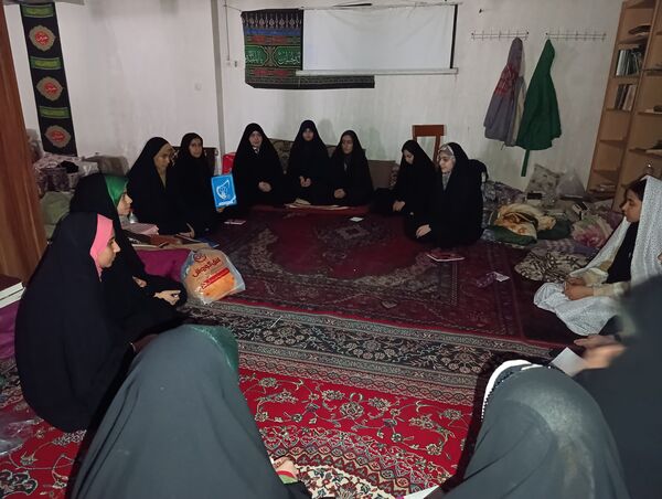 اعتکاف دانش‌آموزی در شهرستان سملقان 