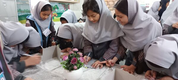  انتخابات شورای دانش آموزی  در دبستان حافظه سلیمانشاهی 