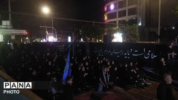 مراسم شب تاسوعای حسینی در هیئت منتظران ظهور نیشابور 