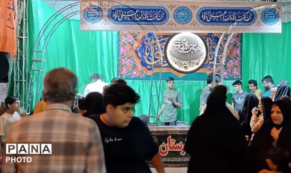 مهمانی یک کیلومتری عید غدیر در لارستان