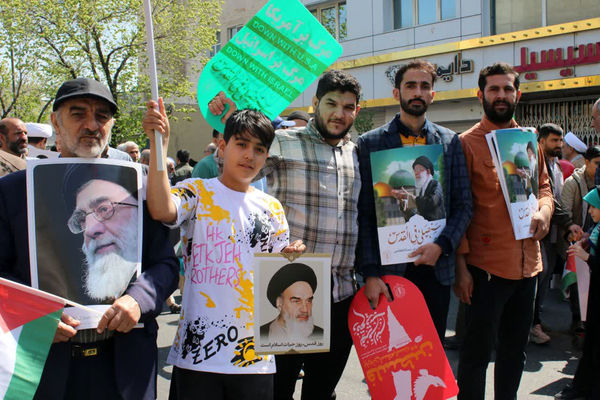 اعلام همبستگی مردم قم با فلسطین در راهپیمایی روز جهانی قدس